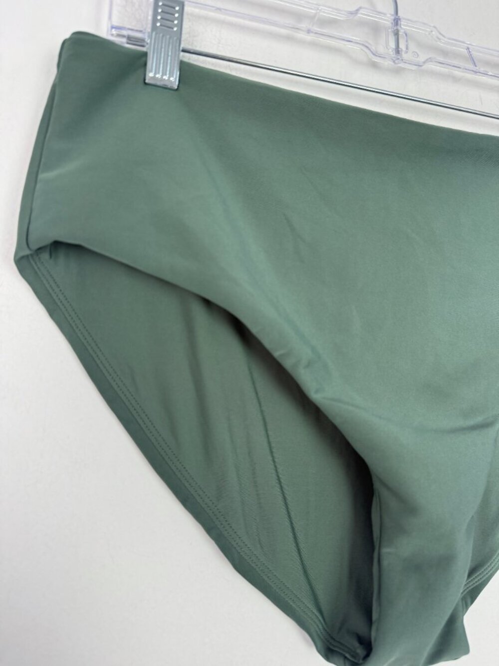 NWT J. Crew Hallie Bikini Bottom in Classic Sculpt Simply Sage Green Size XL NEW - Picture 3 of 8